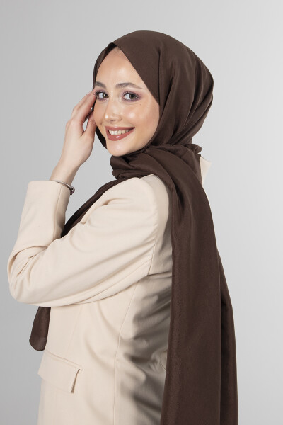 Acı Kahve Brisa Vual Şal - 5