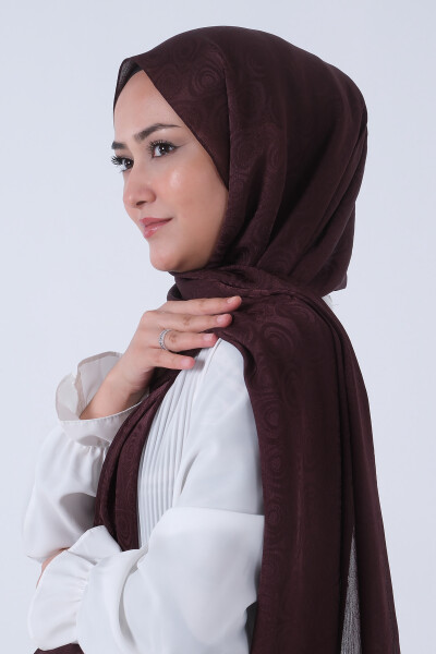Acı Kahve Nefes Jakar Şal - 4