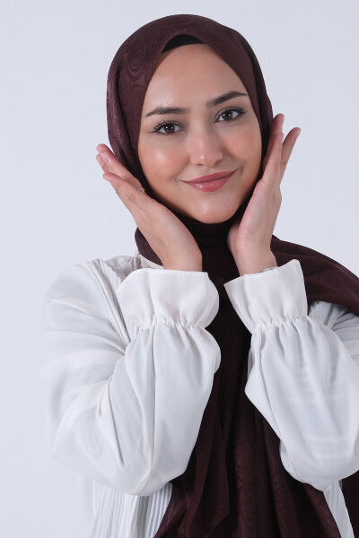 Acı Kahve Nefes Jakar Şal - 7