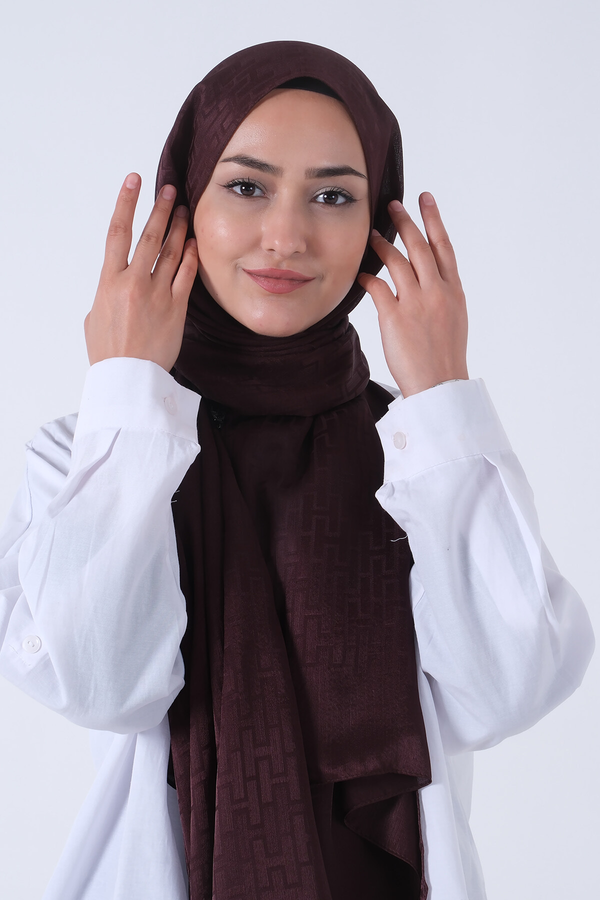 Acı Kahve Nisa Jakar Şal - harem