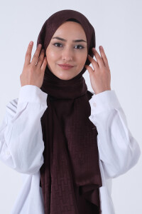 Acı Kahve Nisa Jakar Şal 