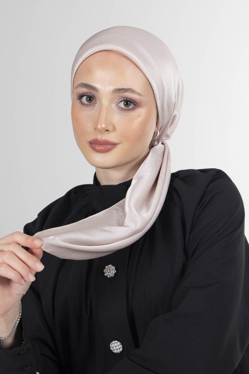 Açık Bej Janjan Eşarp