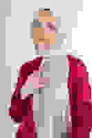 Açık Bej Janjan Şal Açık Bej