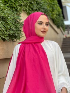 Açık Fuşya Amor Şal - harem