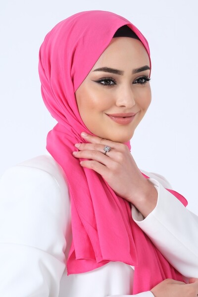 Açık Fuşya Asya Şal - 5