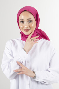 Açık Fuşya Brisa Vual Eşarp 