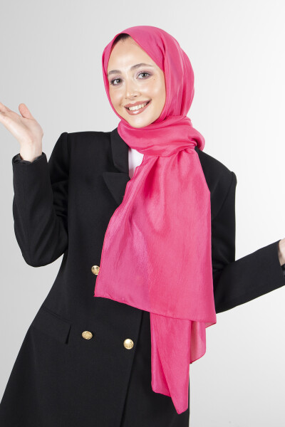 Açık Fuşya Brisa Vual Şal - 3