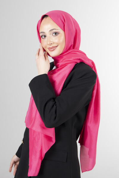 Açık Fuşya Brisa Vual Şal - 5