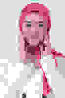 Açık Fuşya Janjan Eşarp Açık Fuşya