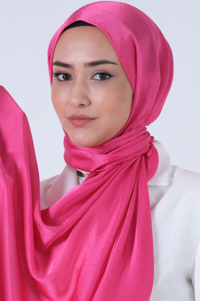 Açık Fuşya Janjan Şal - 1