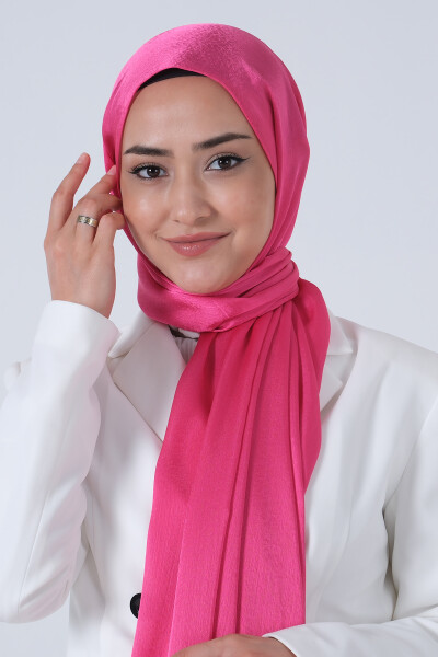 Açık Fuşya Janjan Şal - 4