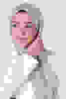 Açık Gri Janjan Eşarp Açık Gri