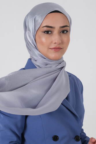 Açık Gri Janjan Şal - harem