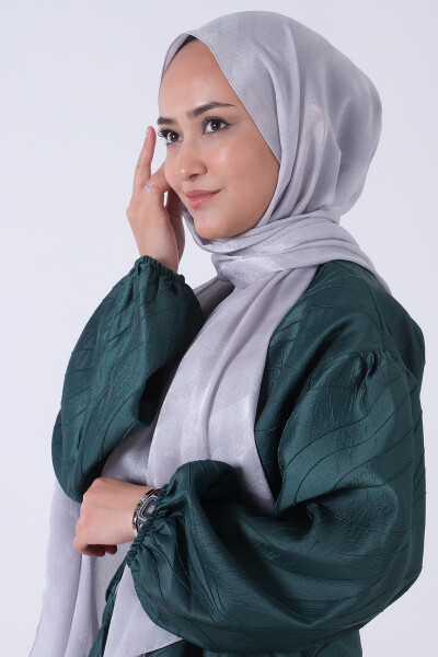 Açık Gümüş Ahsen Jakar Şal - 6