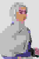 Açık Gümüş Janjan Şal Açık Gümüş