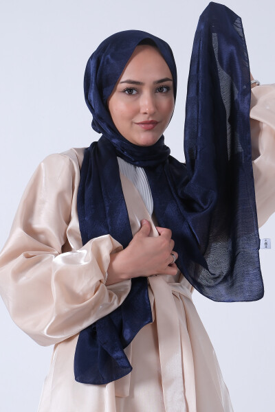 Açık Lacivert Ahsen Jakar Şal - 3