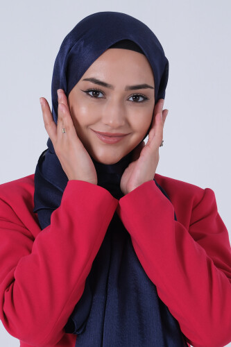 Açık Lacivert Janjan Şal - harem