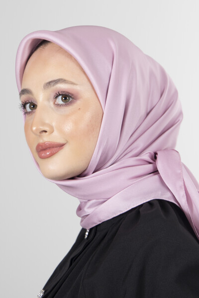 Açık Lila Elmas Eşarp - 5