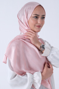 Açık Pudra Ahsen Jakar Şal - harem