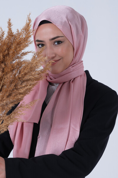 Açık Pudra Janjan Şal - 5