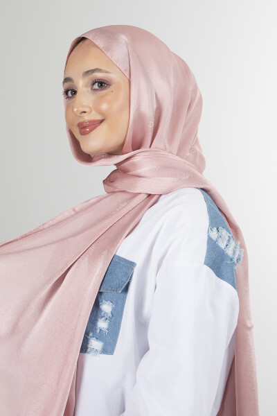 Açık Pudra Janjan Şal - 8