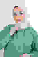 Açık Pudra Twill Eşarp Açık Pudra