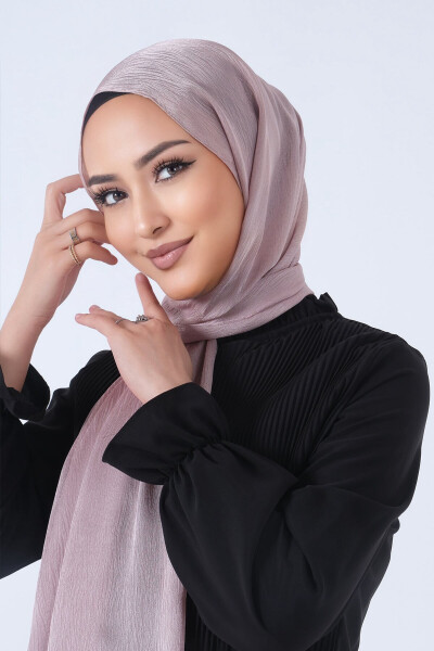 Açık Vizon Ağaçkabuğu Şal - 2