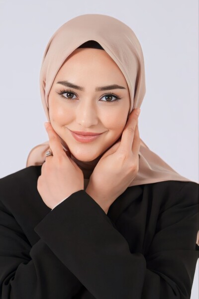 Açık Vizon Asya Eşarp - 2