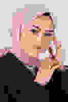 Açık Vizon Asya Eşarp Açık Vizon