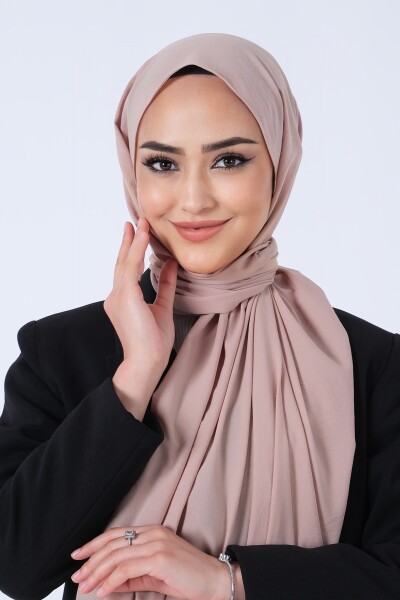 Açık Vizon Asya Şal - 2