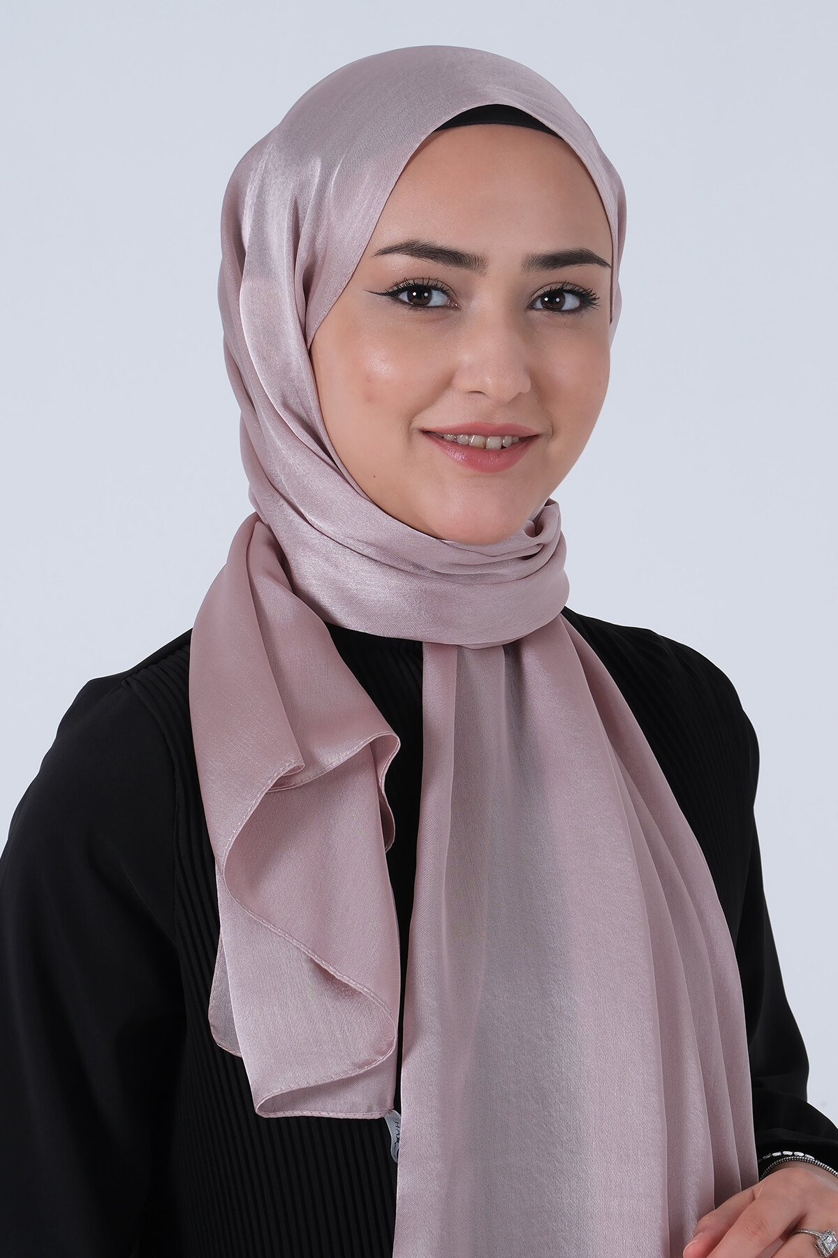 Açık Vizon Janjan Şal - harem