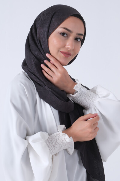 Antrasit Beyza Jakar Şal - 4