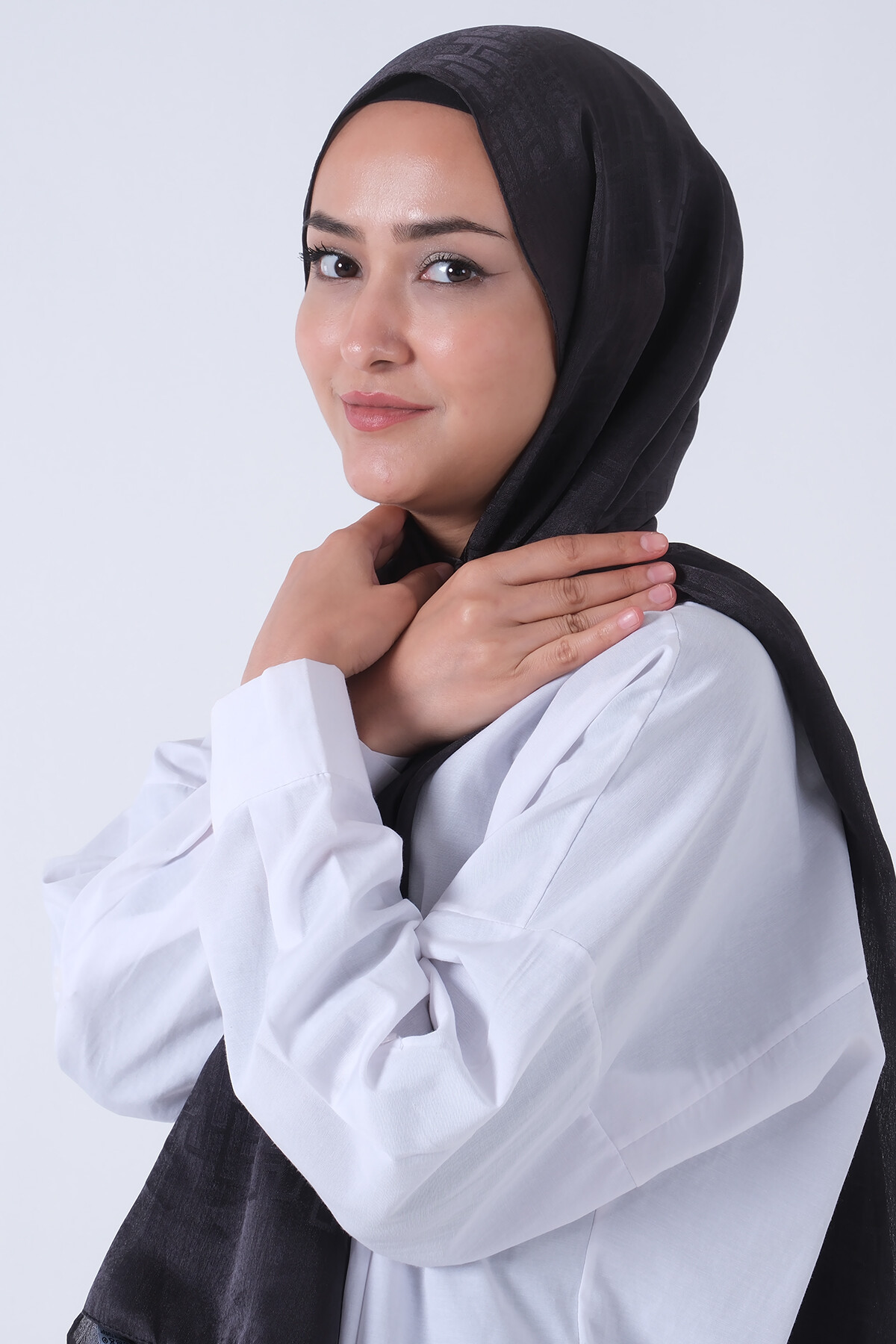 Antrasit Nisa Jakar Şal - harem