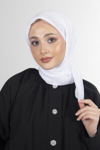 Beyaz Elmas Eşarp 