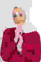 Beyaz Twill Eşarp Beyaz