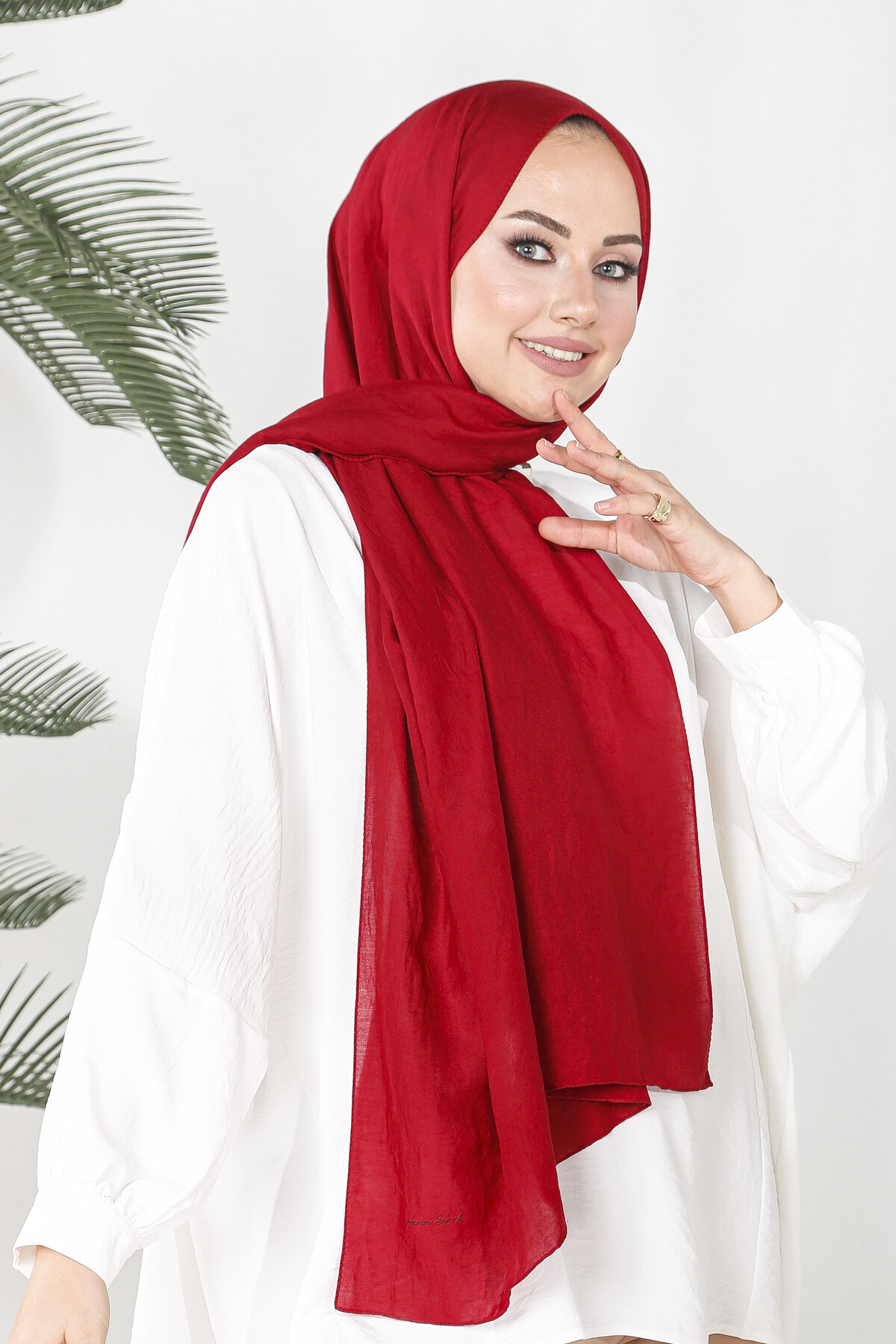 Bordo Amor Şal - harem