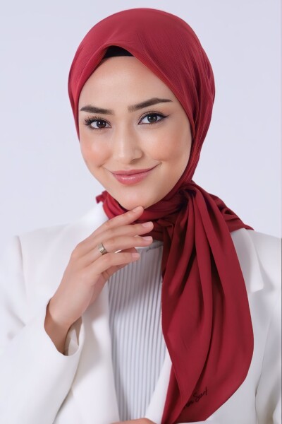 Bordo Asya Eşarp - 4