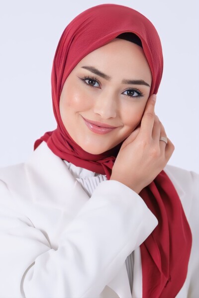 Bordo Asya Eşarp - 5