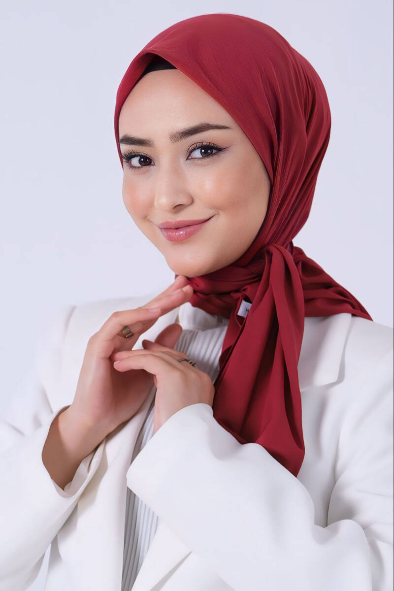 Bordo Asya Eşarp