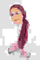 Bordo Brisa Vual Eşarp Bordo