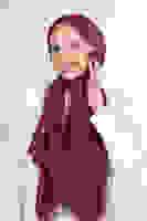 Bordo Brisa Vual Şal Bordo