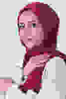 Bordo Nefes Jakar Şal Bordo