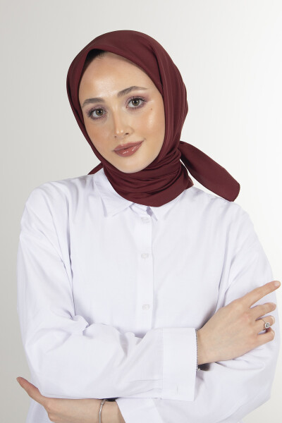 Bordo Twill Eşarp - 2