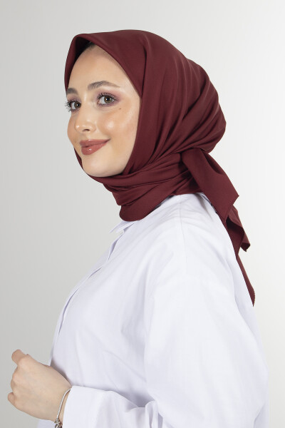 Bordo Twill Eşarp - 6