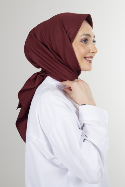 Bordo Twill Eşarp - 7