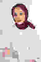 Bordo Twill Eşarp Bordo