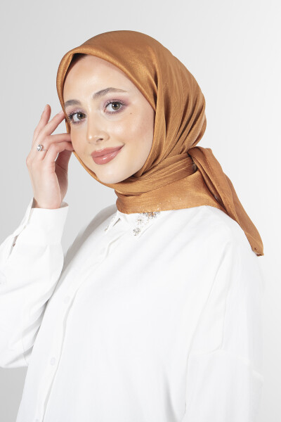 Camel Twill Eşarp - 4