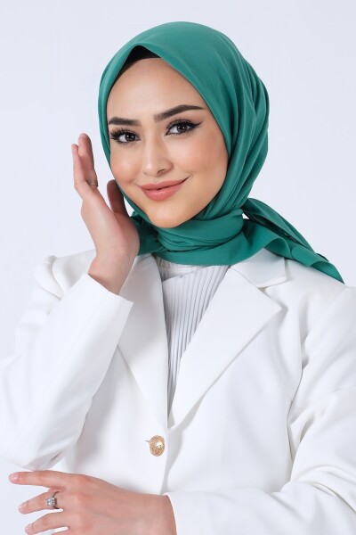 Çim Yeşili Asya Eşarp - 3