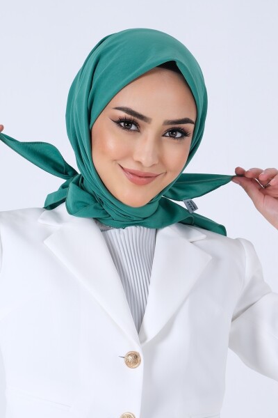Çim Yeşili Asya Eşarp - 6
