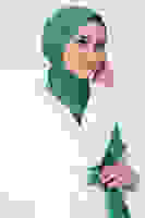 Çim Yeşili Asya Şal Çim Yeşili